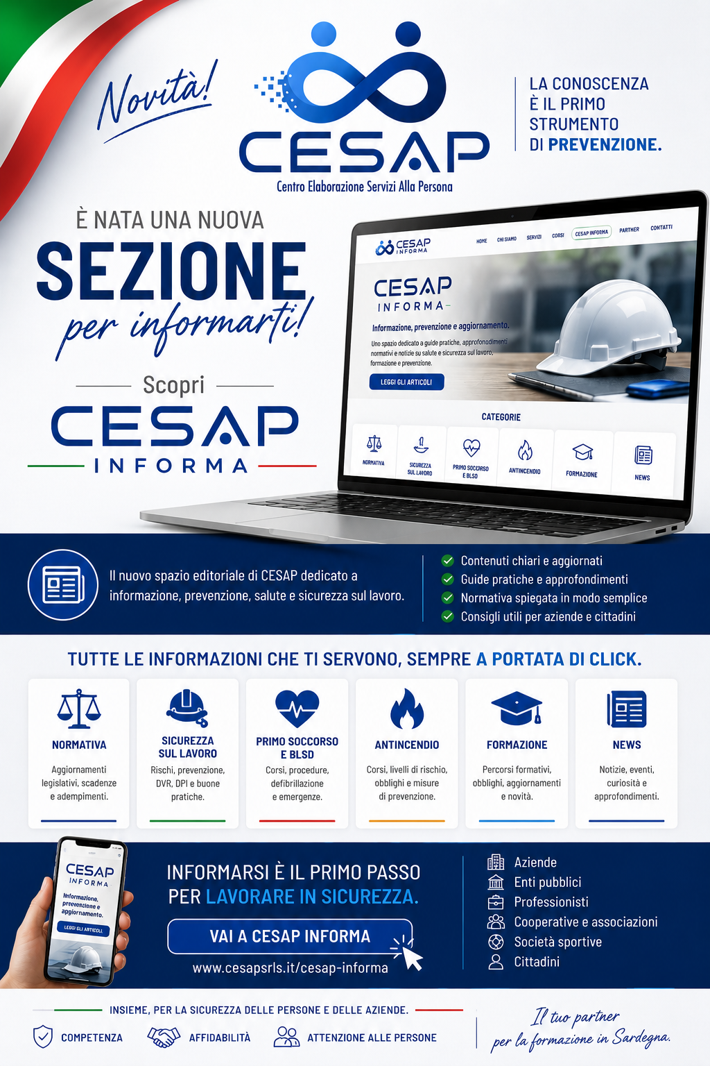 Locandina ufficiale Benvenuti in CESAP INFORMA